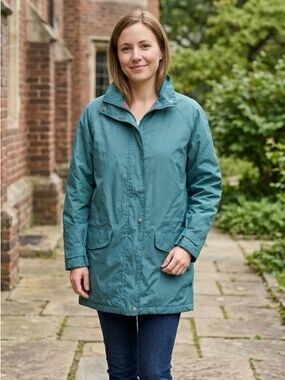 Vintage 90s London Fog Jacket Teal Windbreaker, Retro Lightweight Coat